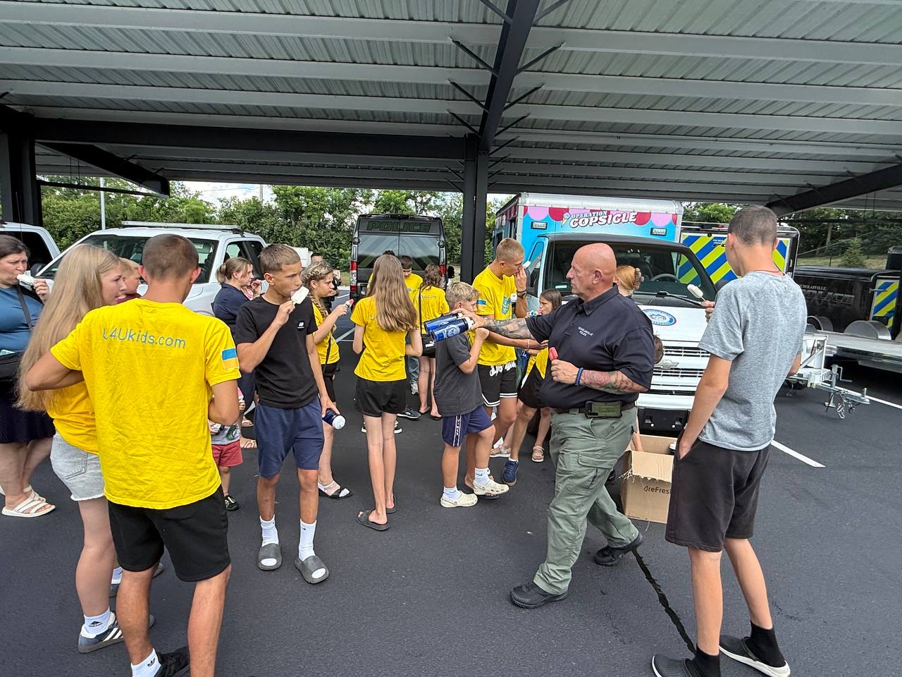 Operation Copsicle — community, smiles, summer.