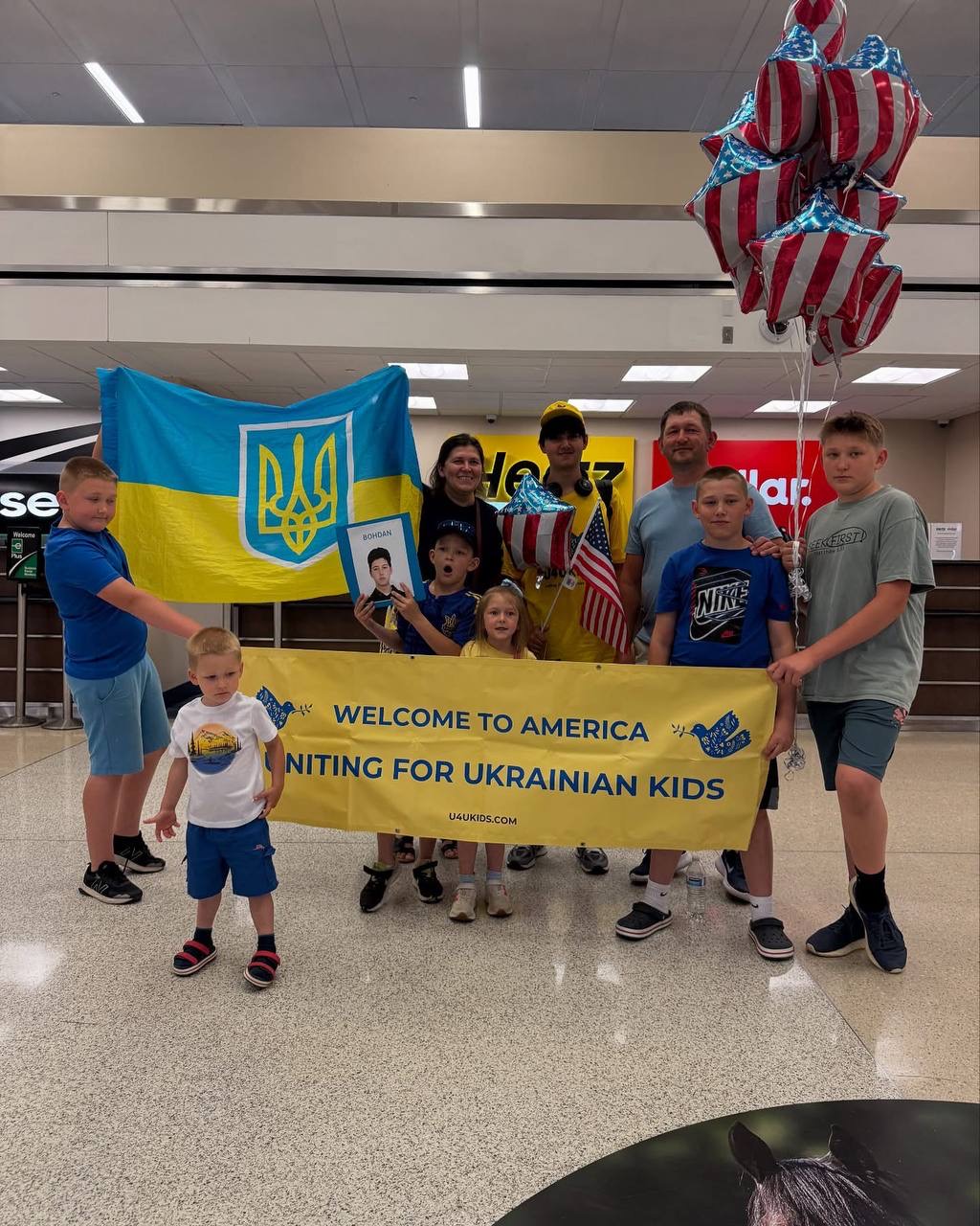 First steps on American soil.